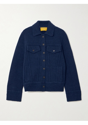 Guest In Residence - Cashmere And Wool-blend Jacket - Blue - x small,small,medium,large