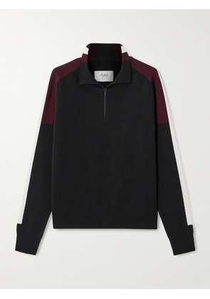 Aztech Mountain - Caroline Color-block Wool-blend Sweater - Black - x small,small,medium,large