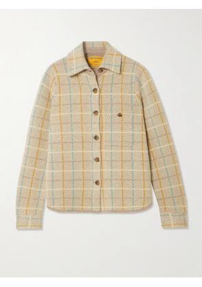 Guest In Residence - Dylan Checked Cashmere Jacket - Neutrals - x small,small,medium,large,x large