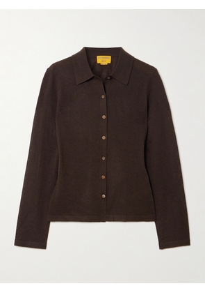 Guest In Residence - Elle Cashmere Cardigan - Brown - x small,small,medium,large,x large