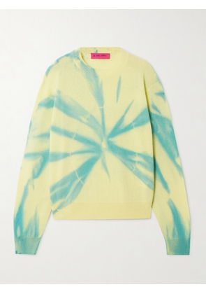 The Elder Statesman - Mythic Y Tie-dyed Tranquility Cashmere Sweater - Multi - x small,small,medium,large