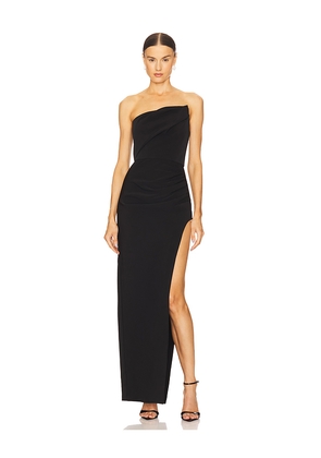 NBD Ilda Maxi Dress in Black. Size L. Also in XXS, XS, S, M, XL.