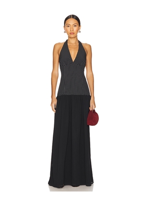 MORE TO COME Lile Maxi Dress in Black. Size L. Also in XS, XXS, S, M, XL.