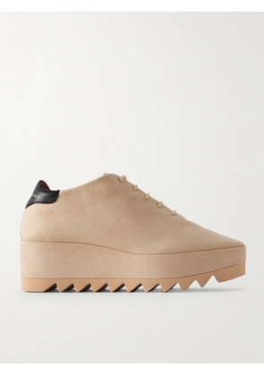 Stella McCartney - Sneak-elyes Brushed Brogues - Neutrals - IT35,IT36,IT37,IT38,IT39,IT39.5,IT40