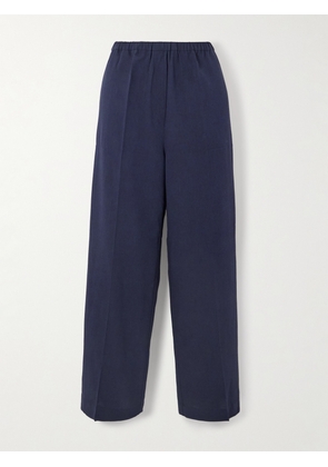 TOTEME - Woven Wide-leg Pants - Blue - DK32,DK34,DK36,DK38,DK40,DK42