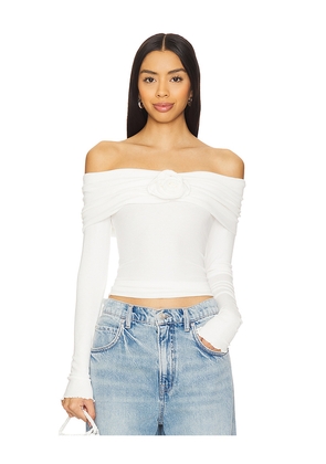 Lovers and Friends Liliane Top in White. Size L. Also in M, XL.