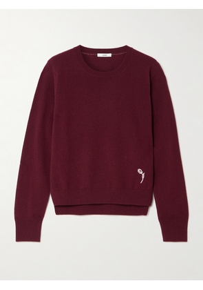 Erdem - Embroidered Cashmere And Wool-blend Sweater - x small,small,medium,large,x large