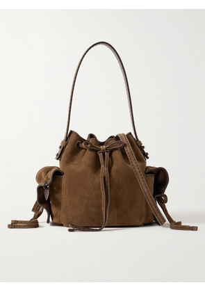 Acne Studios - Suede Bucket Bag - Brown - One size