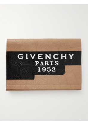 Givenchy - Printed Leather Clutch - Neutrals - One size