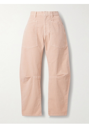 Nili Lotan - Shon Cotton-blend Corduroy Tapered Pants - Neutrals - US00,US0,US2,US4,US6,US8,US10,US12
