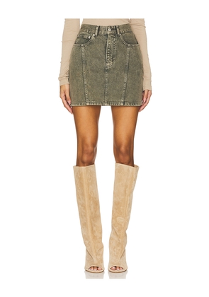 Moschino Jeans Denim Skirt in Grey. Size 24. Also in 25, 26, 27.