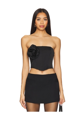 NBD Chiara Bustier Top in Black. Size L. Also in M, S, XL, XS.