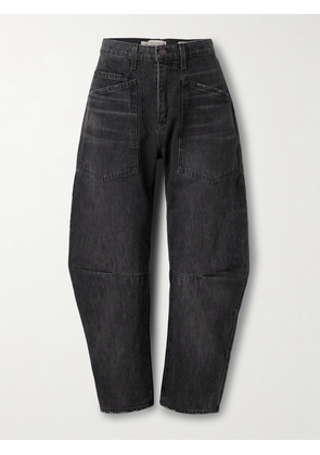 Nili Lotan - Shon Mid-rise Barrel-leg Jeans - Black - 24,25,26,27,28,29,30,31,32