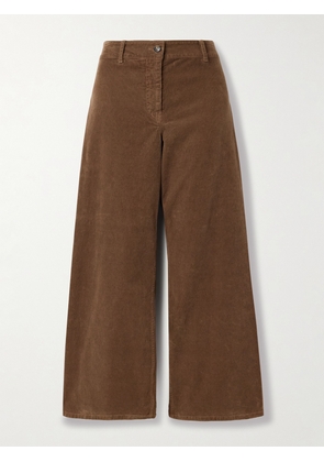 Nili Lotan - Megan Cotton-blend Corduroy Wide-leg Pants - Brown - US00,US0,US2,US4,US6,US8,US10,US12