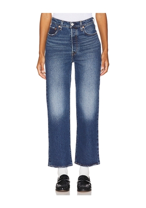 LEVI'S Ribcage Straight Ankle Jeans in Denim-Dark. Size 28. Also in 29.