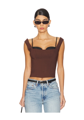 LPA Kenley Top in Brown. Size M. Also in XXS, XS, S, XL.