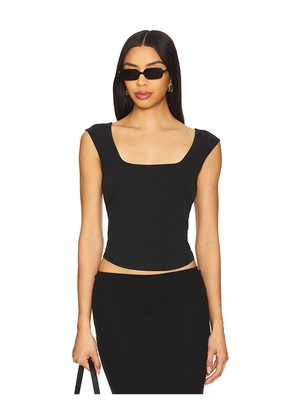 Nation Los Angeles Gemi Top in Black. Size L. Also in S, XS, M.