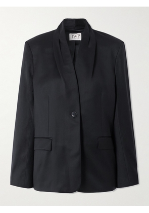 TWP - New Dinner Wool-satin Jacket - Blue - xx small,x small,small,medium,large,x large