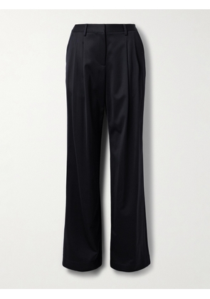 TWP - Sullivan Pleated Linen Straight-leg Pants - Blue - US00,US0,US2,US4,US6,US8,US10,US12
