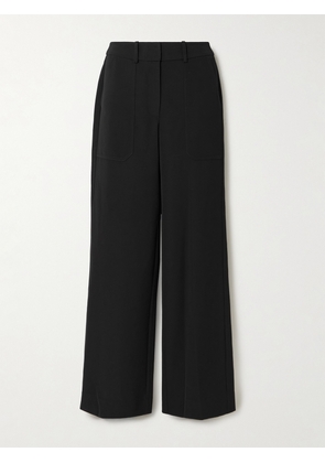 Veronica Beard - Cole Stretch-twill Wide-leg Pants - Black - US0,US2,US4,US6,US8,US10,US12