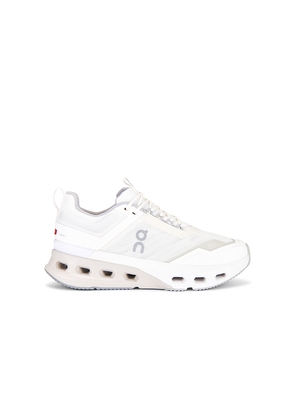 On Cloudnova X Sneaker in White. Size 10. Also in 9.