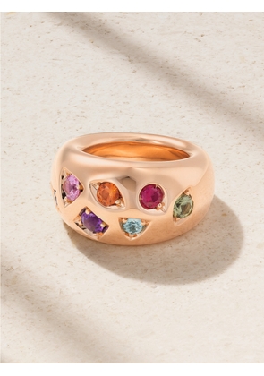 Pomellato - Iconica 18-karat Rose Multi-stone Ring - Gold - 52