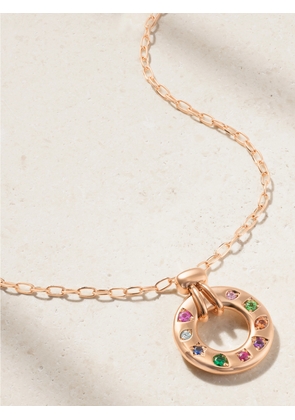 Pomellato - Iconica Reversible 18-karat Rose Gold Multi-stone Necklace - One size