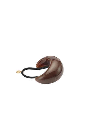 LELET NY Marble Dome Pony Cuff in Brown.
