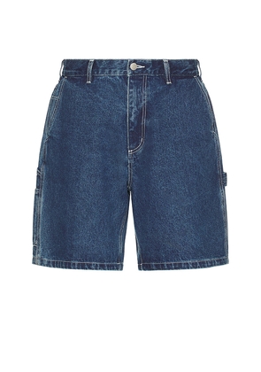 Obey Bigwig Denim Carpenter Shorts in Blue. Size 30. Also in 32, 33.