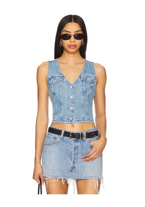 LEVI'S Bella Denim Corset in Blue. Size M. Also in S.