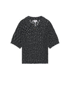 Obey Andre Sweater Polo in Black. Size M. Also in S.