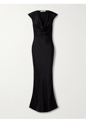 The Row - Tefra Draped Satin Gown - Black - US0,US2,US4,US6