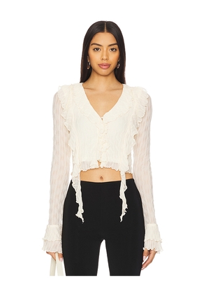 MORE TO COME Lennox Top in Ivory. Size S. Also in XXS, XS.