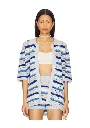 Lovers and Friends Lucia Cardigan in Blue. Size L. Also in M, XL.