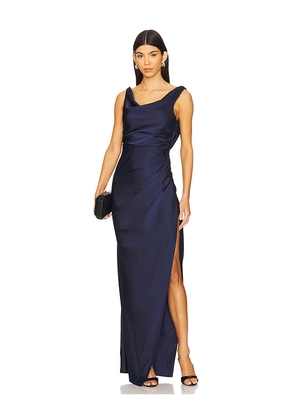 Lovers and Friends Effie Gown in Navy. Size L. Also in XXS, XS, S, XL.