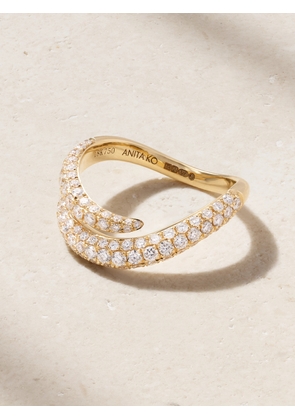 Anita Ko - Zara 18-karat Gold Diamond Ring - 4,5,6,7