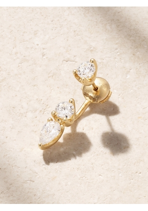 Anita Ko - Large Orbit 18-karat Gold Diamond Single Earring - One size