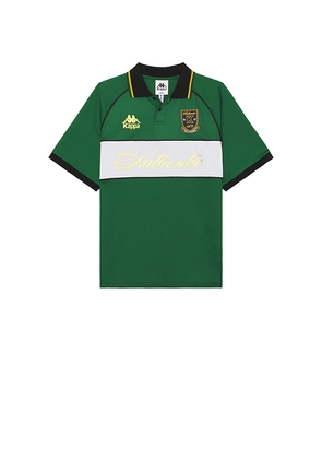 Kappa Authentic Norton Short Sleeve Polo in Green. Size M. Also in S.