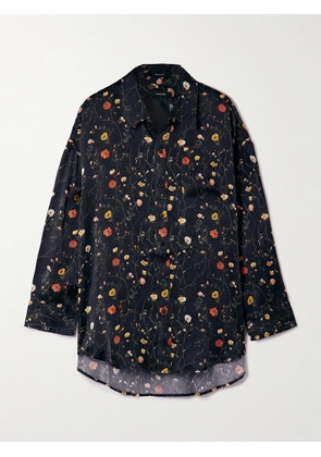 R13 - Floral-print Washed-silk Shirt - Multi - x small,small,medium,large
