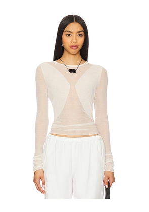 OSIS STUDIO Piper Sweater in White. Size M. Also in S.