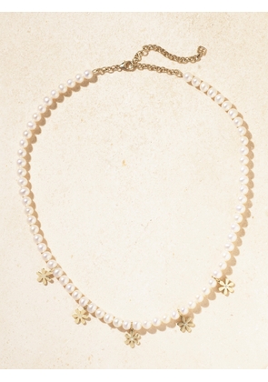 Sydney Evan - Daisy 14-karat Gold, Pearl And Diamond Necklace - One size