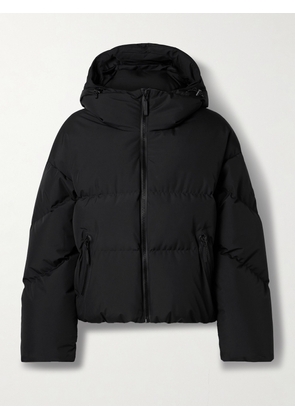 Cordova - Meribel Hooded Quilted Recycled Down Ski Jacket - Black - x small,small,medium,large