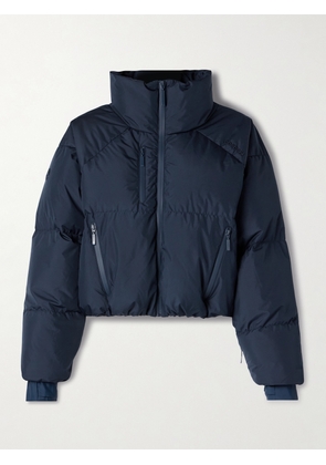 Cordova - Cortina Cropped Quilted Down Ski Jacket - Blue - small
