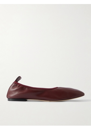 Aeyde - Nomi Leather Ballet Flats - Burgundy - 35,36,36.5,37,37.5,38,38.5,39,39.5,40,40.5,41,41.5,42