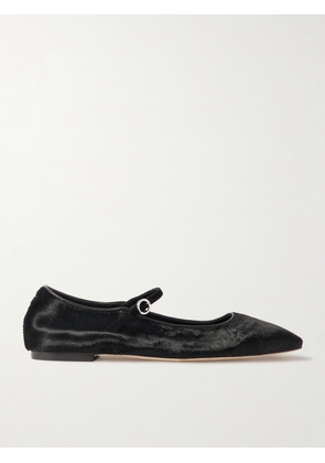 Aeyde - Uma Calf Hair Mary Jane Ballet Flats - Black - IT35,IT35.5,IT36,IT36.5,IT37,IT37.5,IT38,IT38.5,IT39,IT39.5,IT40,IT40.5,IT41,IT41.5,IT42