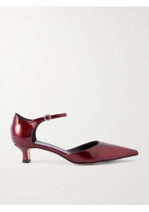 Aeyde - Tillie Metallic Patent-leather Pumps - Burgundy - IT35.5,IT36,IT36.5,IT37,IT37.5,IT38,IT38.5,IT39,IT39.5,IT40,IT40.5,IT41,IT41.5,IT42