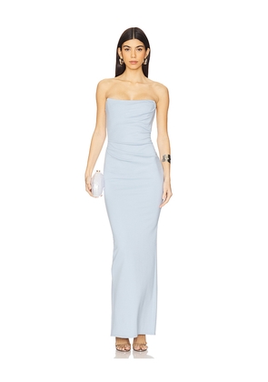 Michael Costello x REVOVLE Briggs Gown in Baby Blue. Size L. Also in XXS, XS, S, M, XL.