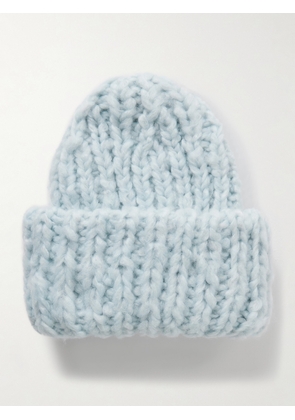Suzie Kondi - Lumi Ribbed Cashmere Beanie - Blue - One size