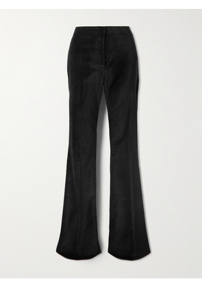 TOVE - Roux Cotton-blend Velvet Flared Pants - Black - FR 34,FR 36,FR 38,FR 40,FR 42
