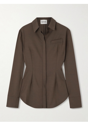 TOVE - Elvin Woven Shirt - Brown - FR 34,FR 36,FR 38,FR 40,FR 42